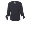 Süßes Blusen-Shirt mit samtigem Motiv /