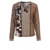Aufregende Bluse mit Print /