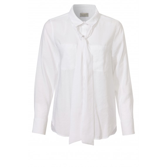 Elegante Bluse mit abnehmbarem Band /