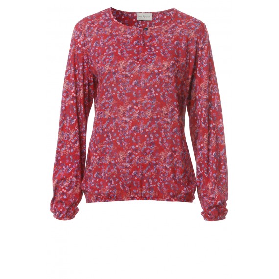 Feminine Bluse mit floralem Print /