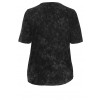 Effektvolles Shirt mit Druck und Pailletten /