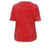 Effektvolles Shirt mit Druck und Pailletten /