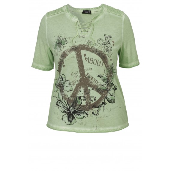 Verspieltes T-Shirt "Peace" /