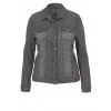 Stylische Crash-Jacke mit Knöpfen /