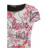 Verspieltes Blusen-Shirt mit Motiv /