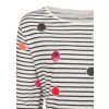Verspieltes Shirt mit Muster-Mix /