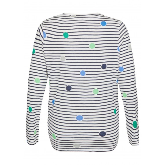 Verspieltes Shirt mit Muster-Mix /