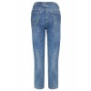 Modische Jeans mit Zierstreifen /