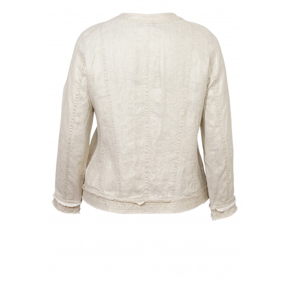 Schimmernde Jacke im Used-Look /