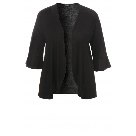 Femininer Cardigan mit Volants /