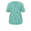 Leichtes T-Shirt mit transparenten Einsätzen /