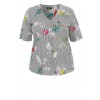 Leichtes Blusen-Shirt mit Mustermix /