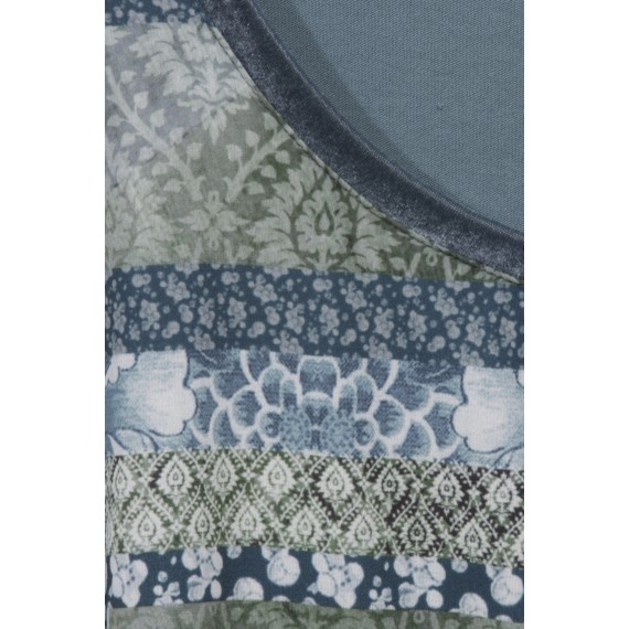 Langarm-Shirt mit Blumen-Ornamente-Druck /