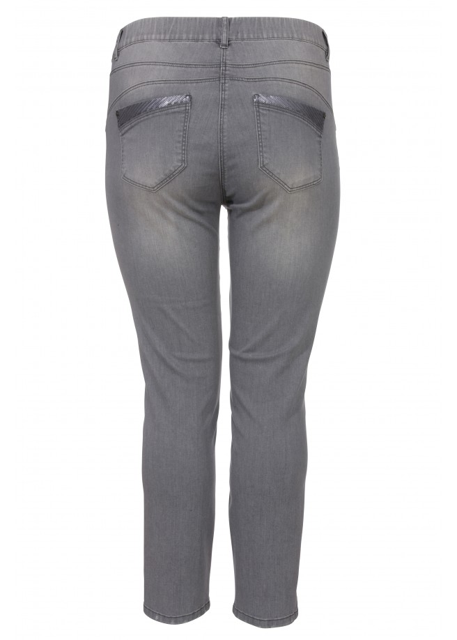 jeans grau Rückansicht