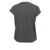 Verspieltes Shirt mit seidiger Front /