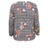 Zartes Blusen-Shirt mit Mustermix /