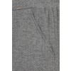 Moderne Stoffhose mit Hahnentritt-Muster /