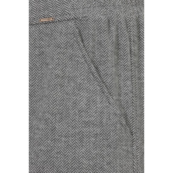 Moderne Stoffhose mit Hahnentritt-Muster /
