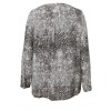 Luftige Leo-Bluse mit Samtband /