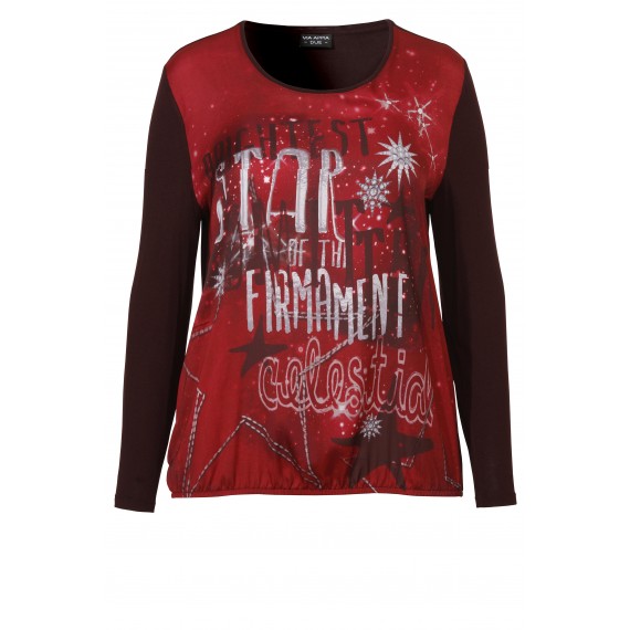 Luftiges Shirt mit Print /