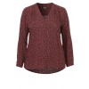 Luftige Bluse mit Punkten /