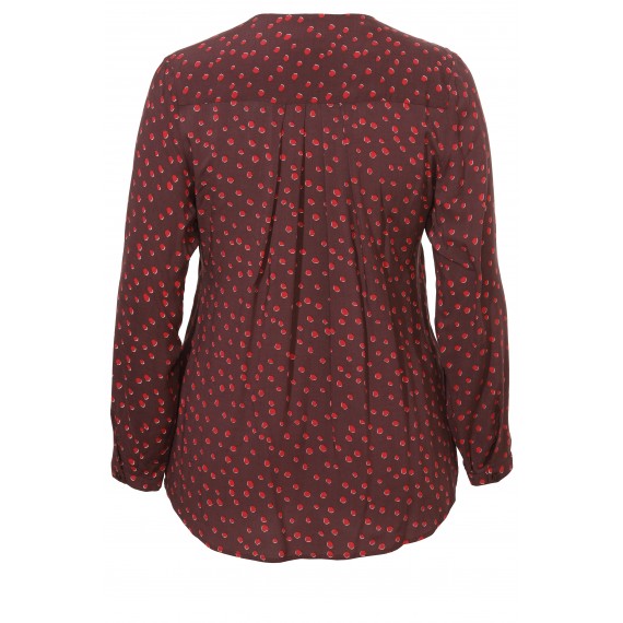 Luftige Bluse mit Punkten /