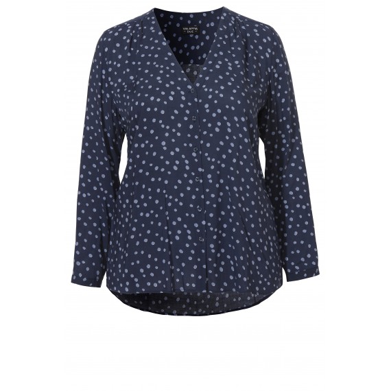 Luftige Bluse mit Punkten /