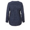 Luftige Bluse mit Punkten /