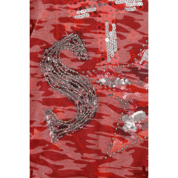 Aufwendiges Shirt mit Army-Muster /