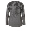 Legerer Pullover mit Front-Motiv /