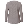 Verspieltes Ringel-Shirt mit Front-Print /