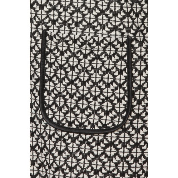 Eleganter Mantel mit Muster /
