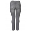 Bequeme Jeans mit Ziersteinchen /