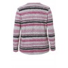 Flauschiger Pullover mit Ringel-Muster /
