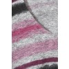 Flauschiger Pullover mit Ringel-Muster /