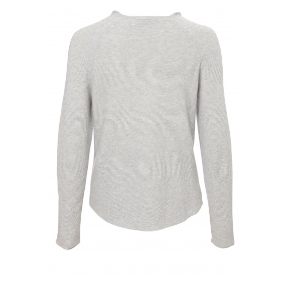 Bequeme Strickjacke mit V-Ausschnitt /