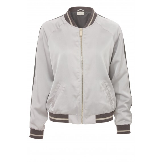 Lässige Blouson-Jacke im College-Stil /