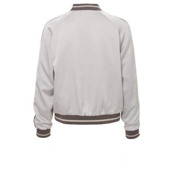 Lässige Blouson-Jacke im College-Stil /