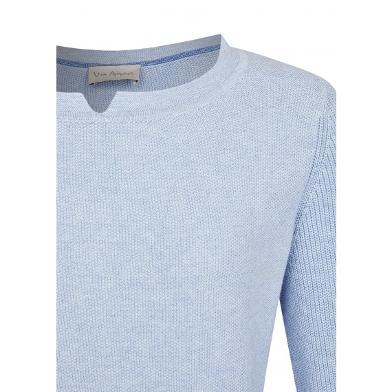 Eleganter Pullover mit Strick-Struktur /