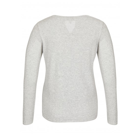 Kuscheliger Pullover mit leichter Melierung /