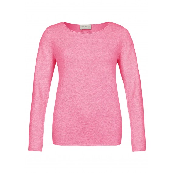 Kuscheliger Pullover mit leichter Melierung /
