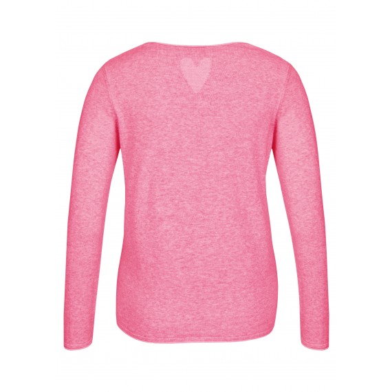 Kuscheliger Pullover mit leichter Melierung /