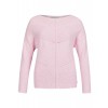 Femininer Pullover mit Strickmuster /