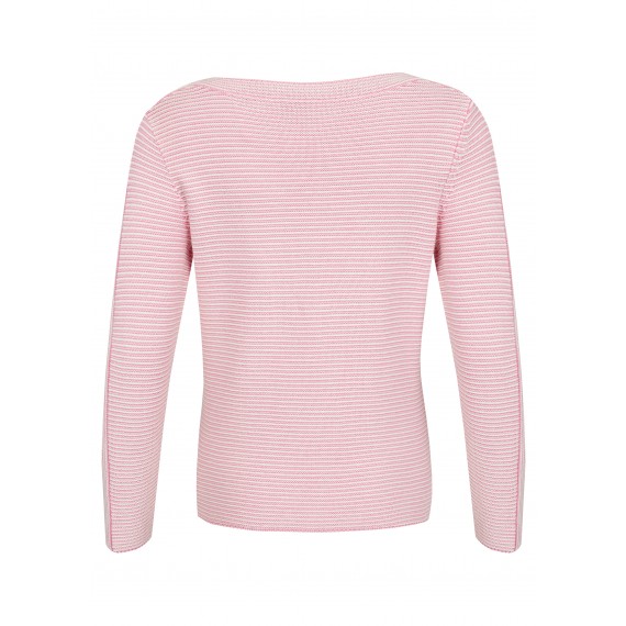 Modischer Pullover mit Streifen /