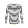 Femininer Pullover mit Kontrast-Details /