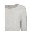 Modischer Pullover mit Kontrast-Säumen /