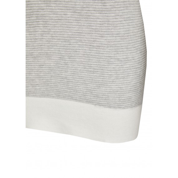 Modischer Pullover mit Kontrast-Säumen /