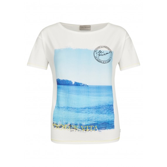 Sommerliches Shirt mit Print-Motiv /