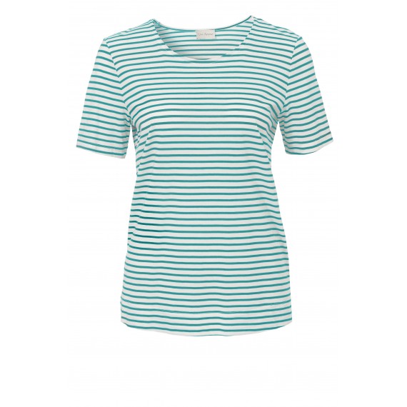 Komfortables Basic-Shirt mit Streifen /