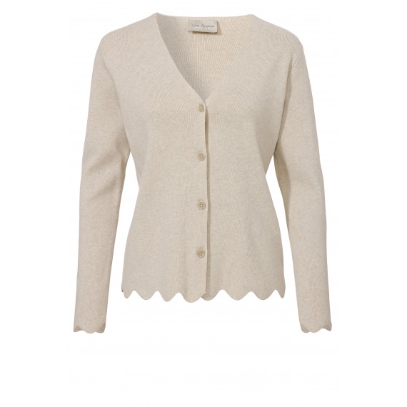 Süße Feinstrickjacke mit Knöpfen /